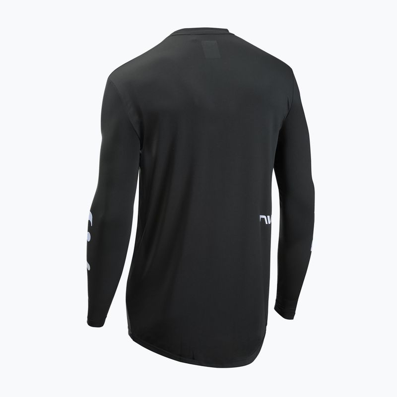 Pánske cyklistické tričko longsleeve Northwave Xtrail black/ice grey 2