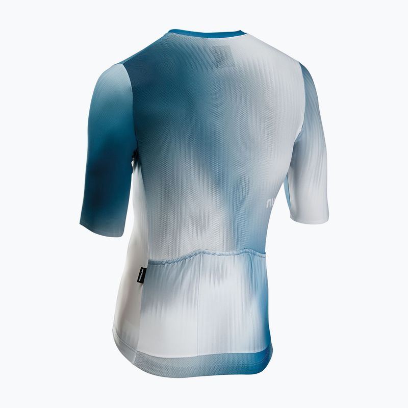 Pánsky cyklistický dres Northwave Blade white/blue 2
