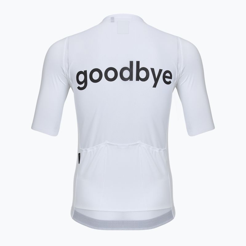 Pánsky cyklistický dres Northwave Blade Hello Goodbye white 2