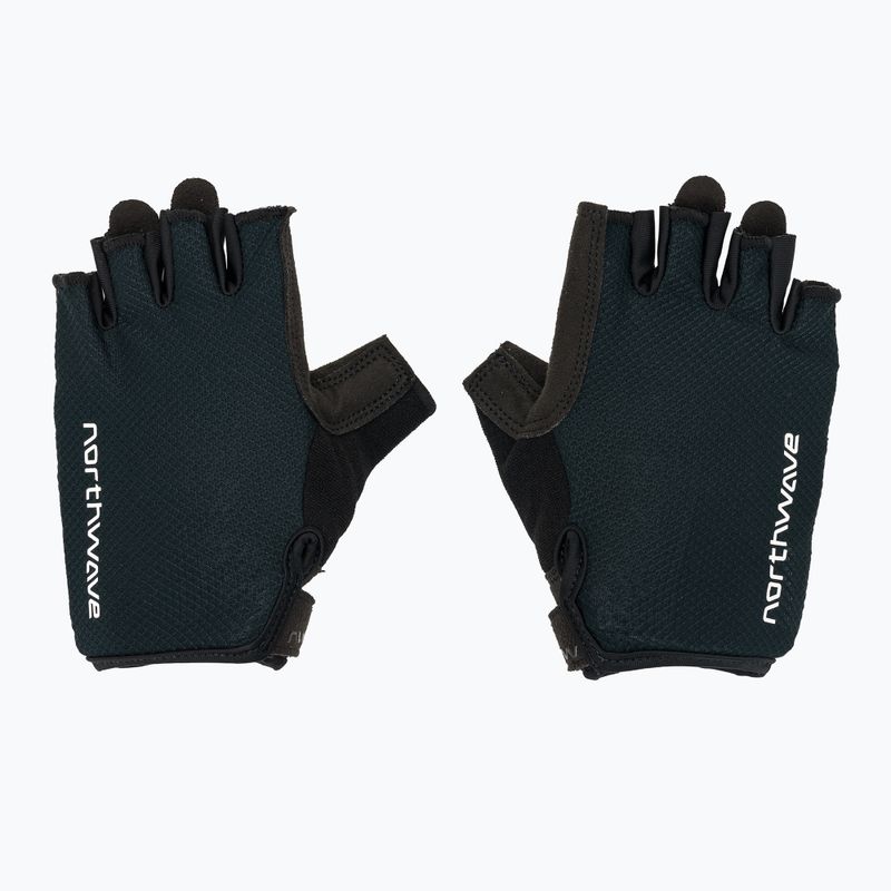 Pánske cyklistické rukavice Northwave Active Max Short Finger black 2