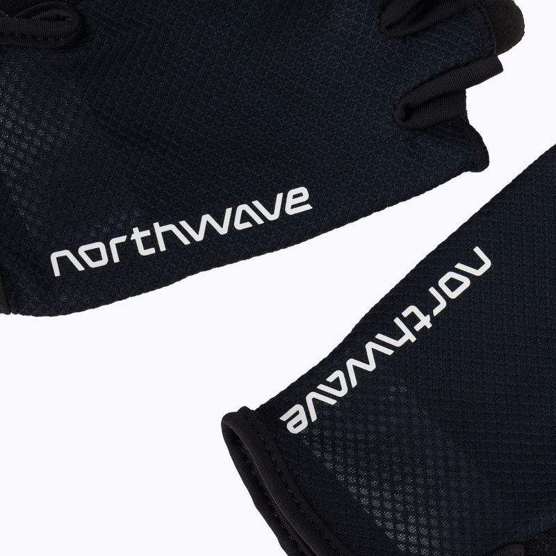 Dámske cyklistické rukavice Northwave Active Max Short Finger black 5