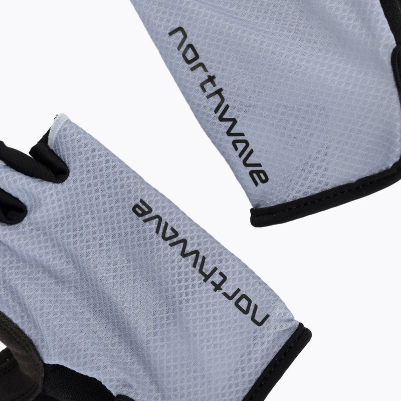 Dámske cyklistické rukavice Northwave Active Max Short Finger ice grey 4