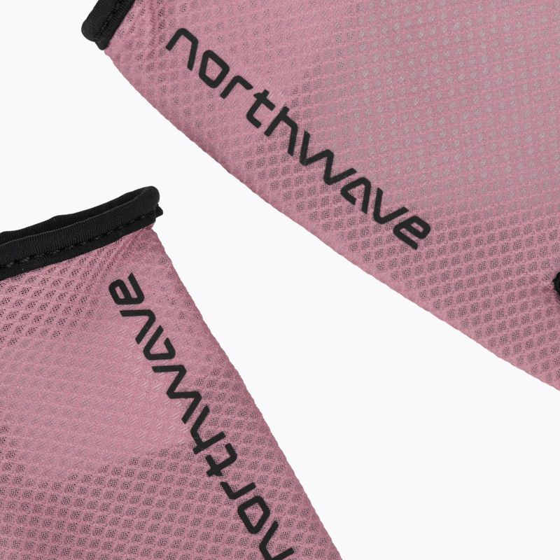 Dámske cyklistické rukavice Northwave Active Max Short Finger dusty malva 5