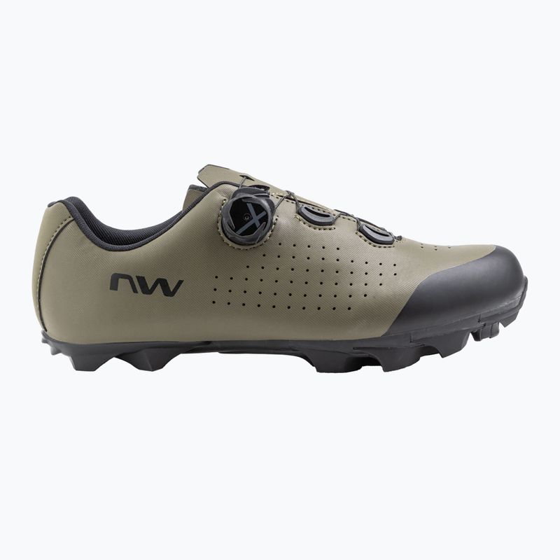 Pánske MTB cyklistické topánky Northwave Scorpius Plus green forest/black