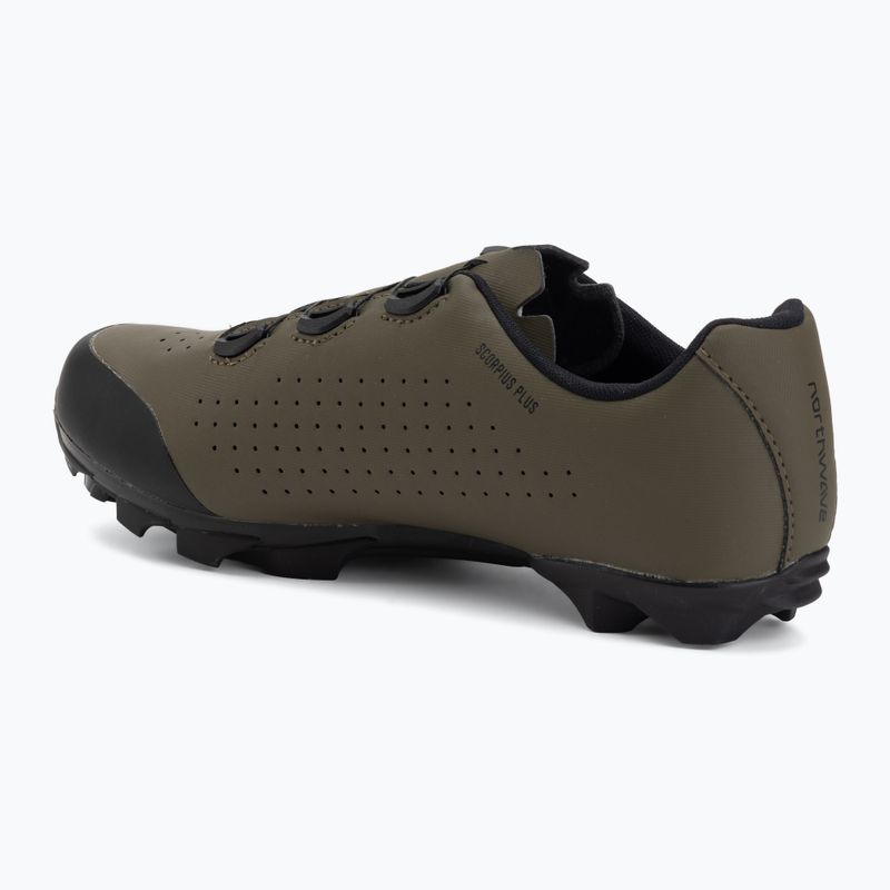 Pánske MTB cyklistické topánky Northwave Scorpius Plus green forest/black 3