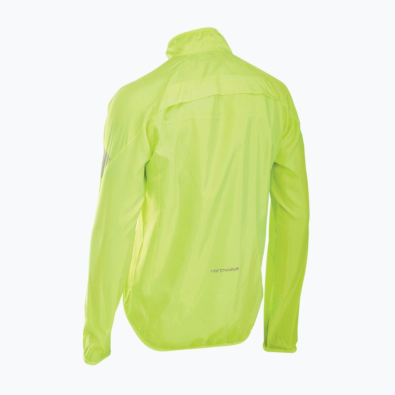 Pánska cyklistická bunda Northwave Vortex 10 žltá 89171151 2