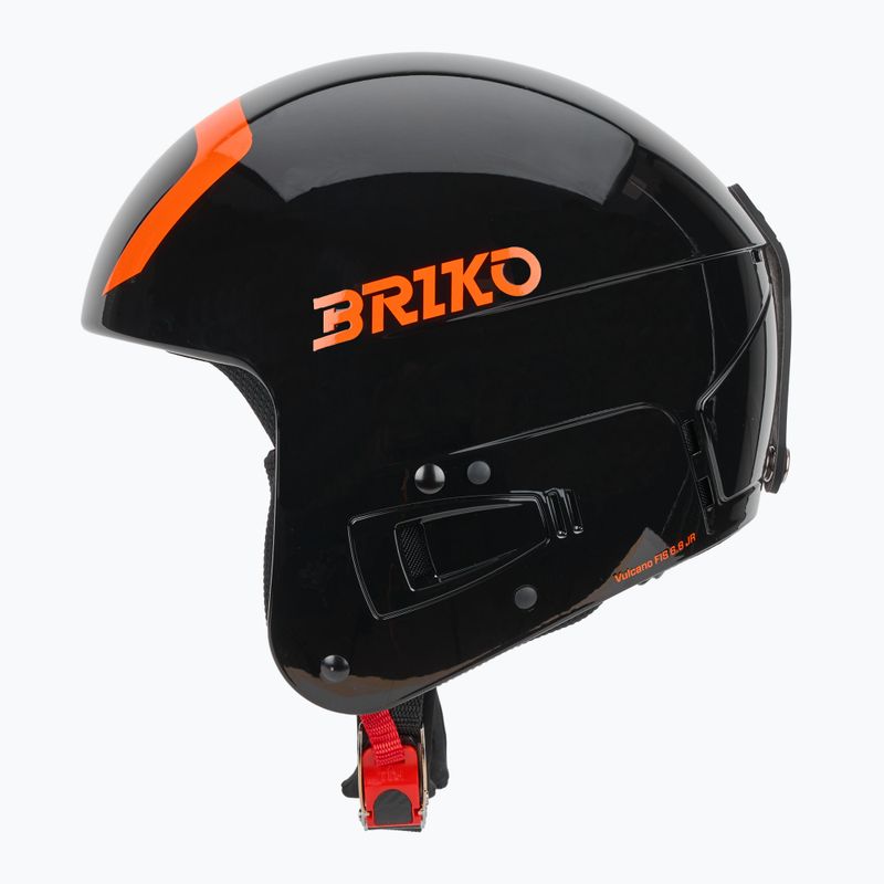 Detská lyžiarska prilba Briko Vulcano FIS 6.8 JR shiny black/orange 4