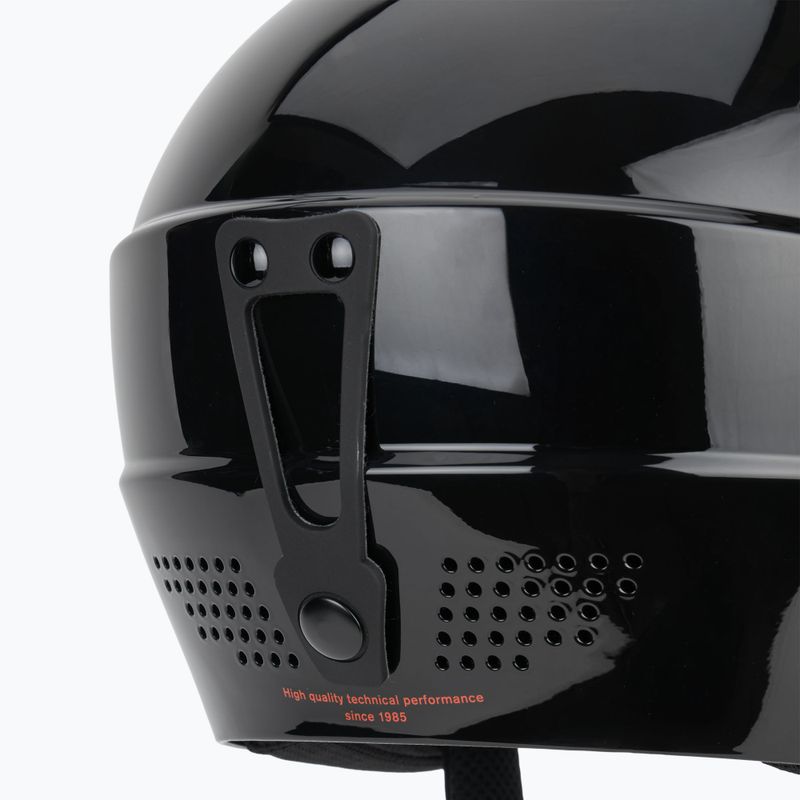 Detská lyžiarska prilba Briko Elias Jr shiny black/orange 8