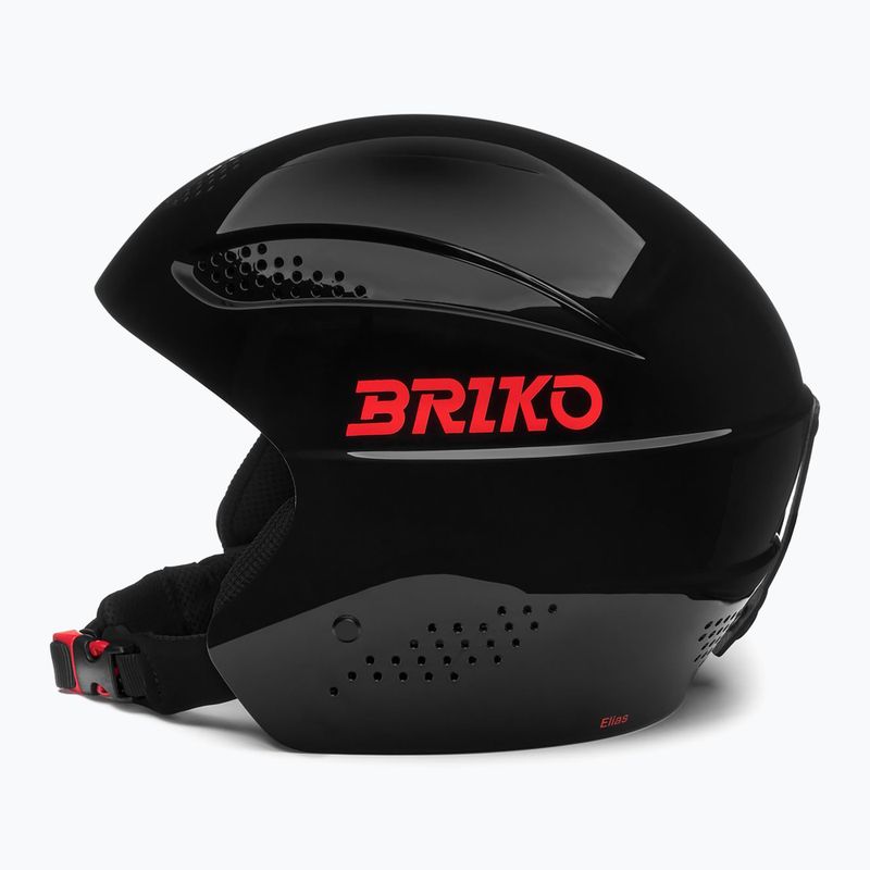 Detská lyžiarska prilba Briko Elias Jr shiny black/orange