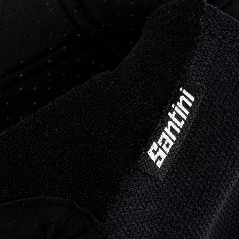 Santini Brisk cyklistické rukavice čierne SP367RCLBRISKNES 3