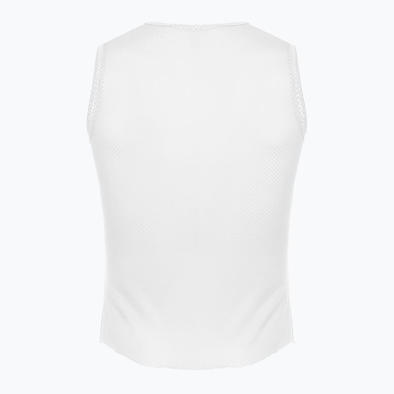 Pánsky cyklistický dres bez rukávov Santini Baselayer Lieve white BM002GLLLIEVEBIXS 5