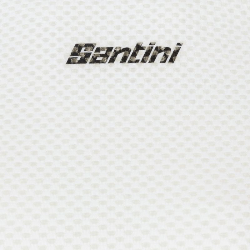 Pánsky cyklistický dres bez rukávov Santini Baselayer Lieve white BM002GLLLIEVEBIXS 3