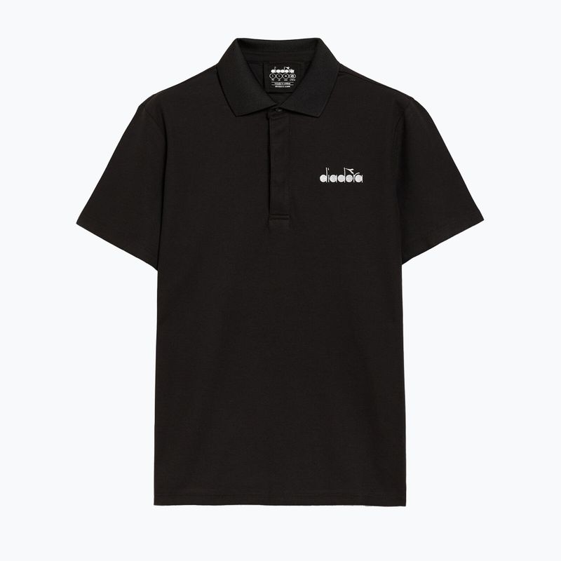 Pánske tenisové polo tričko Diadora Statement black 102.176856