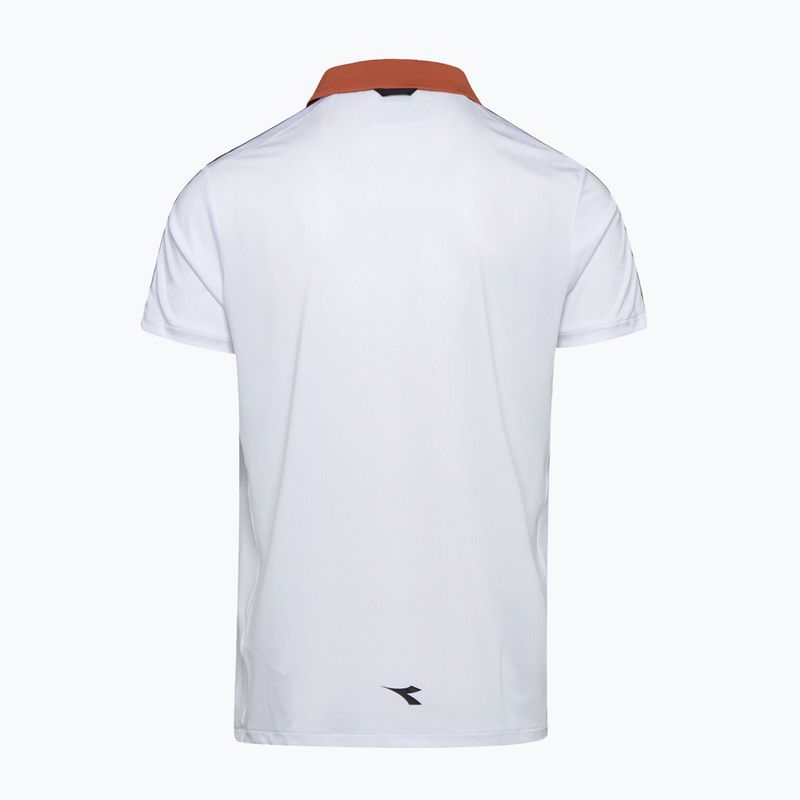 Pánske tenisové polo tričko Diadora Challenge white 102.176853 2