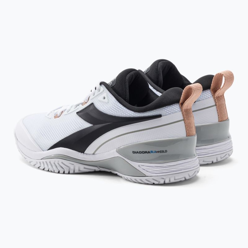 Dámska tenisová obuv Diadora Speed Blushield 5 AG white and black DD-101.176941 3