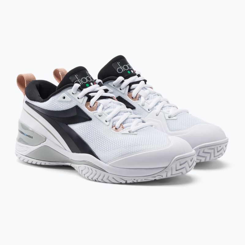 Dámska tenisová obuv Diadora Speed Blushield 5 AG white and black DD-101.176941 5