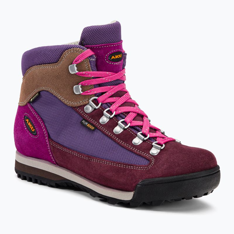 Dámske trekingové topánky AKU Ultra Light Original GTX červeno-fialové 365.2-589-4