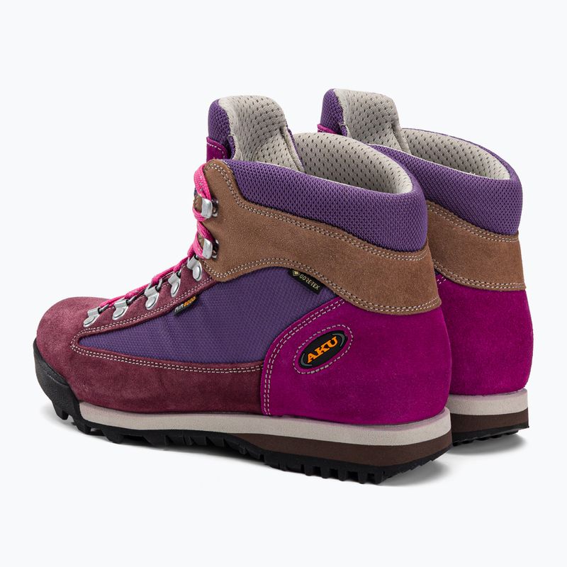 Dámske trekingové topánky AKU Ultra Light Original GTX červeno-fialové 365.2-589-4 3