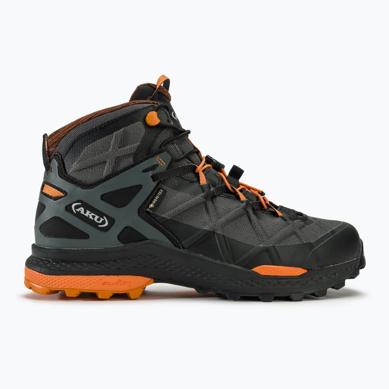 AKU pánske turistické topánky Rocket Mid DFS GTX black/orange 2