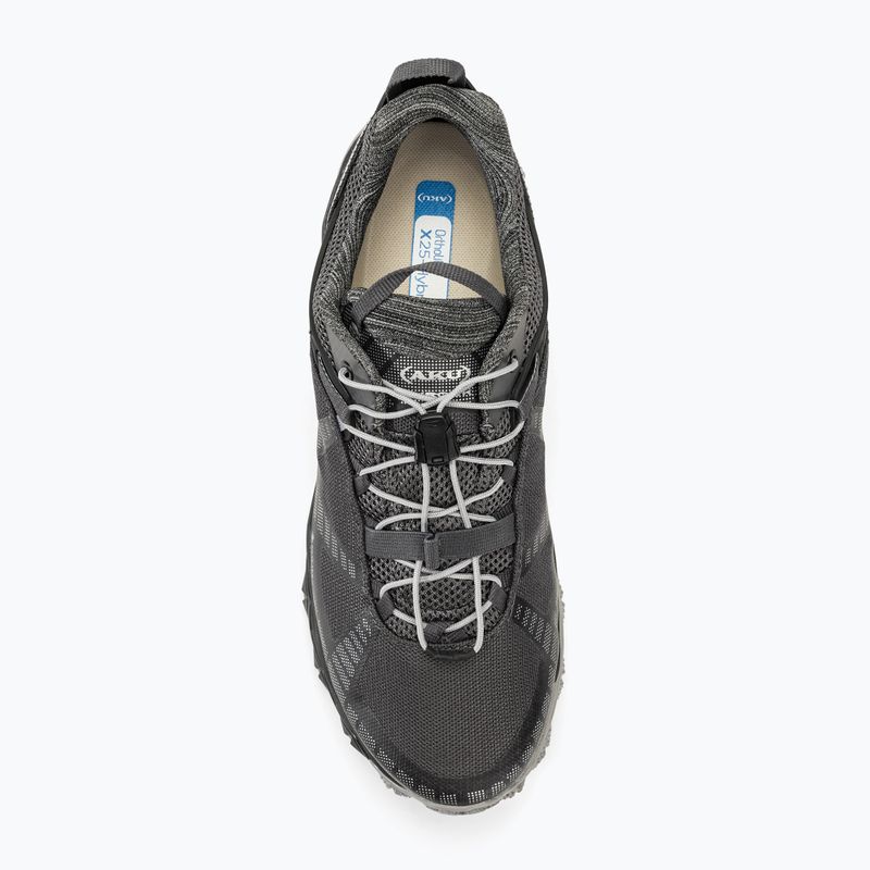 AKU pánske turistické topánky Flyrock GTX black/silver 5