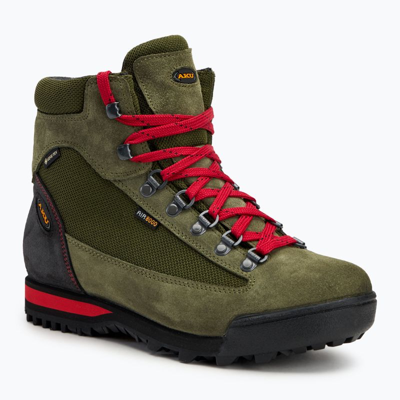 Pánska trekingová obuv AKU Slope Micro GTX military green/red