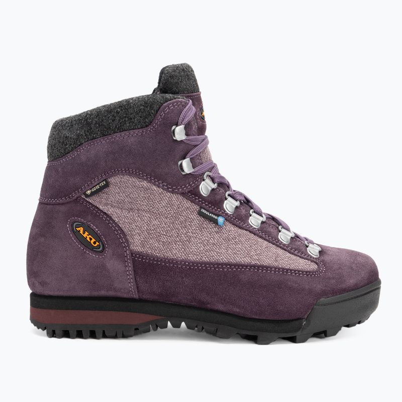 Dámske trekové topánky AKU Ultra Light Warm GTX violet/anthracite 2