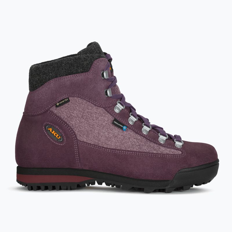 Dámske trekové topánky AKU Ultra Light Warm GTX violet/anthracite 9