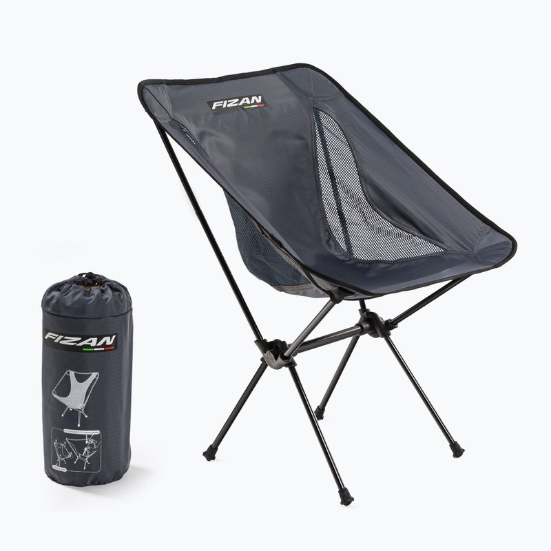 Turistické kreslo Fizan šedé 217 5