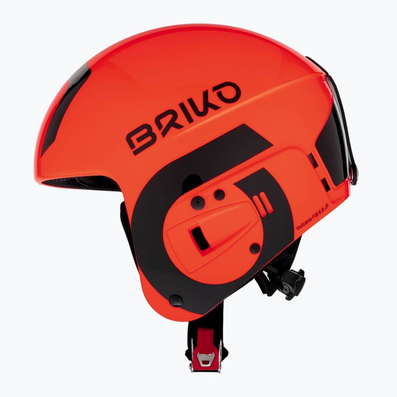 Detská lyžiarska prilba Briko Vulcano FIS 6.8 JR shiny orange/black 5