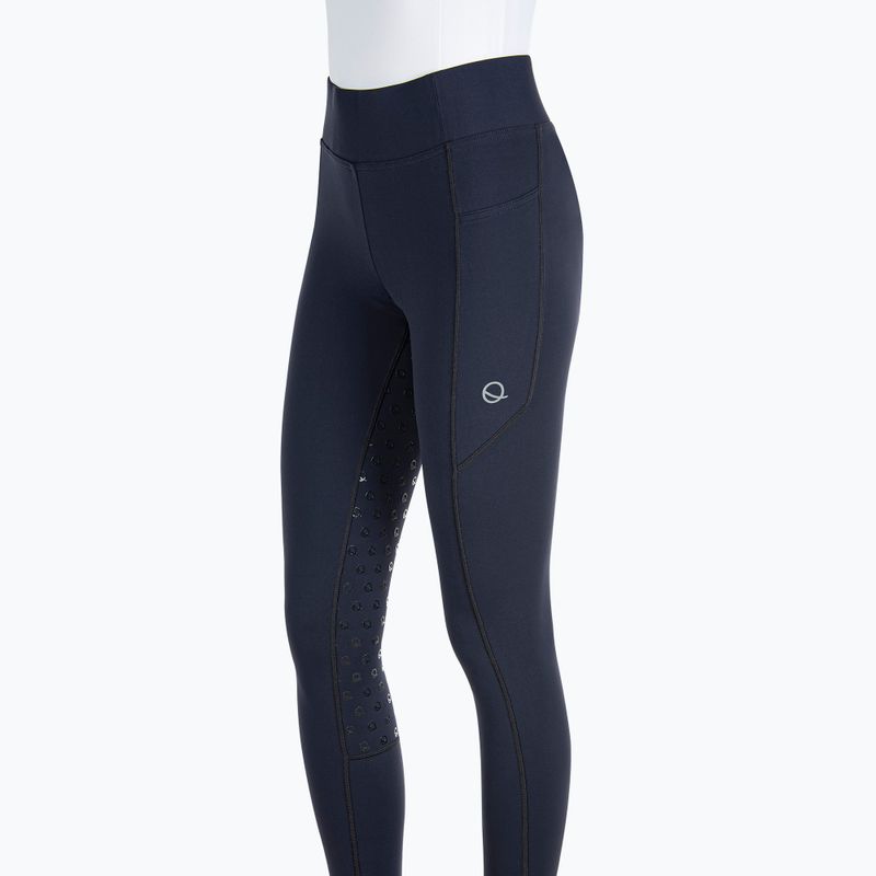 Dámske jazdecké legíny Eqode by Equiline Dodie navy blue N56001