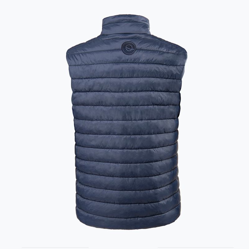 Pánska jazdecká bunda Eqode by Equiline Dexy navy blue bez rukávov Q54003 2