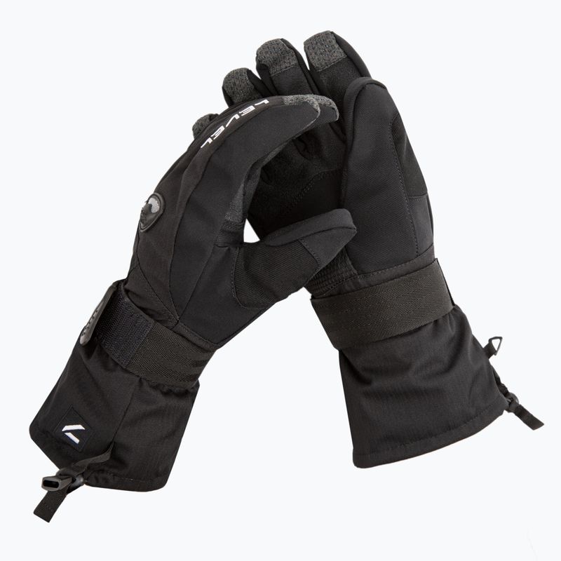 Pánske snowboardové rukavice Level Fly black 1031