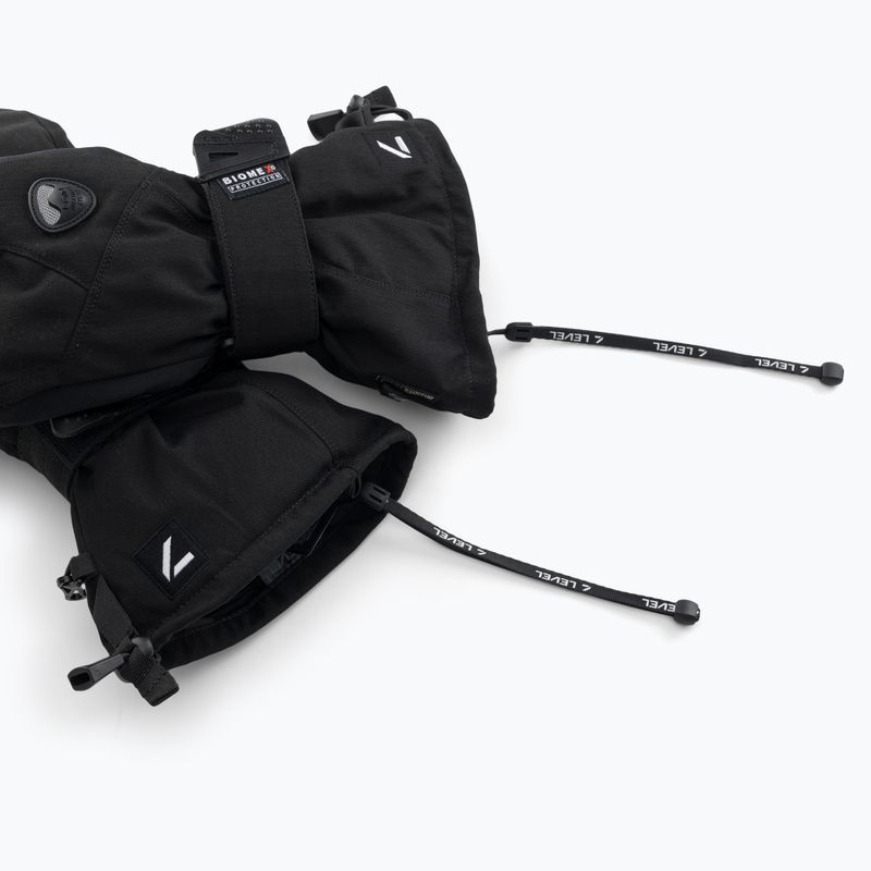 Pánske snowboardové rukavice Level Fly Mitt black 9