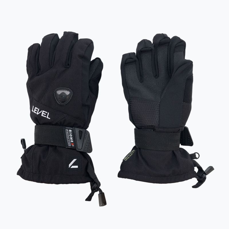 Detské snowboardové rukavice Level Fly black 4001JG.01