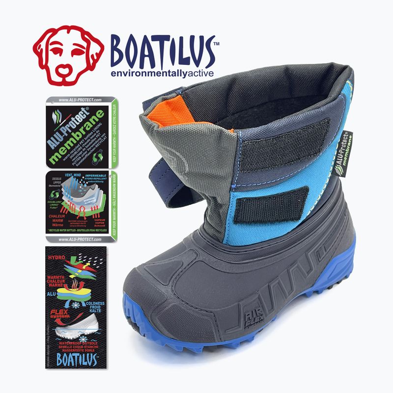 Detské snehule Boatilus Hybrid Sport 2 Velcro cobalt 8
