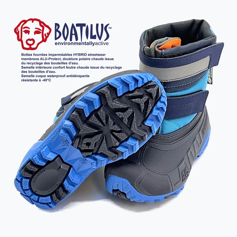 Detské snehule Boatilus Hybrid Sport 2 Velcro cobalt 9
