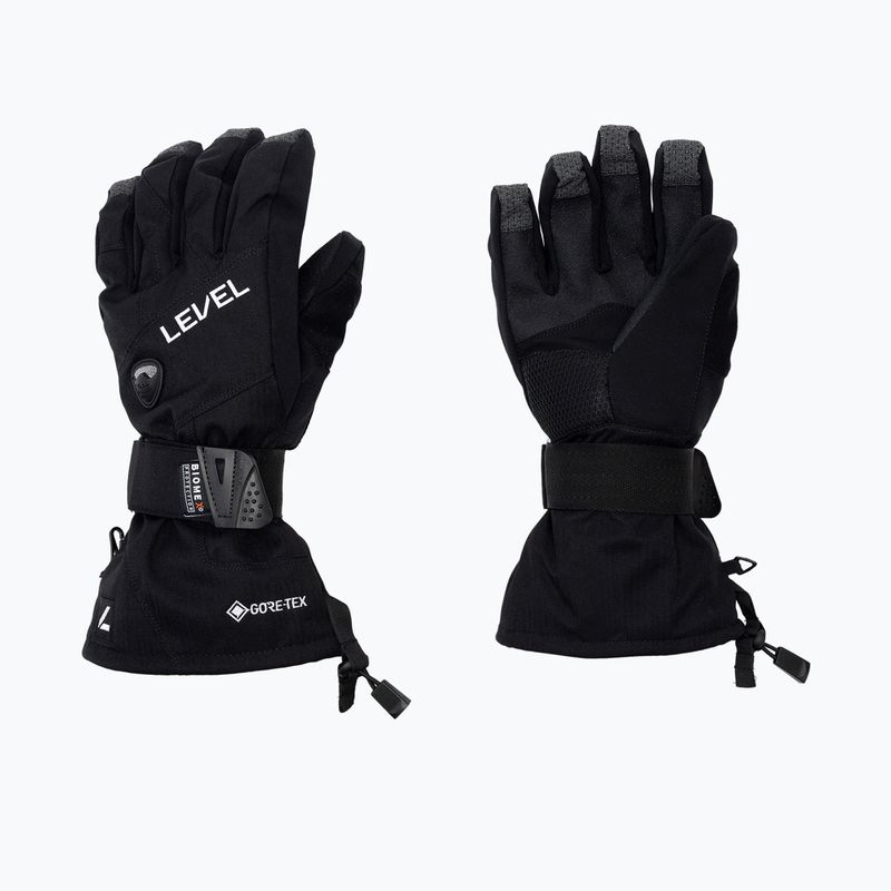Pánske snowboardové rukavice Level Half Pipe Gore Tex black 1011