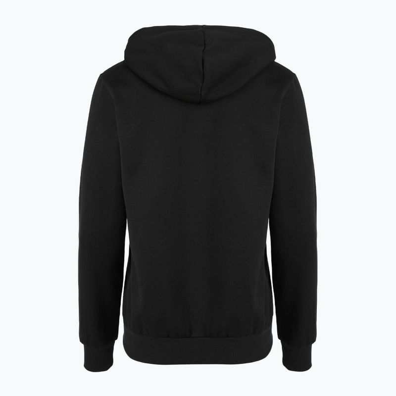 Pánska mikina EA7 Emporio Armani Train Visibility Hoodie black / gold 2