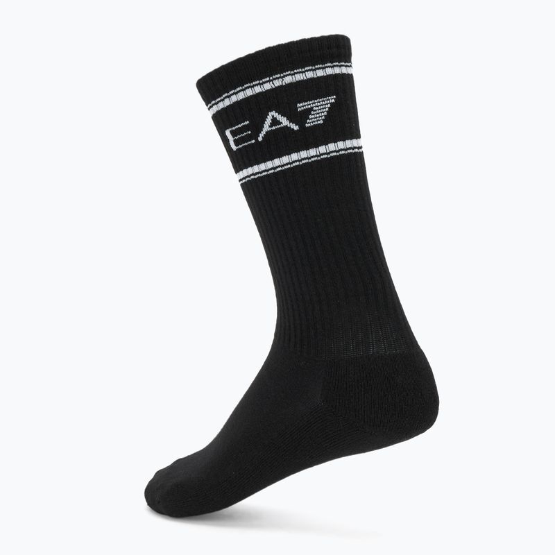 Ponožky EA7 Emporio Armani Train Socks Sponge 3 pairs black / vanilla ice / armani blu 3