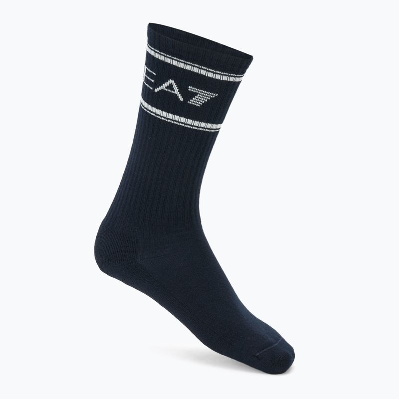 Ponožky EA7 Emporio Armani Train Socks Sponge 3 pairs black / vanilla ice / armani blu 7