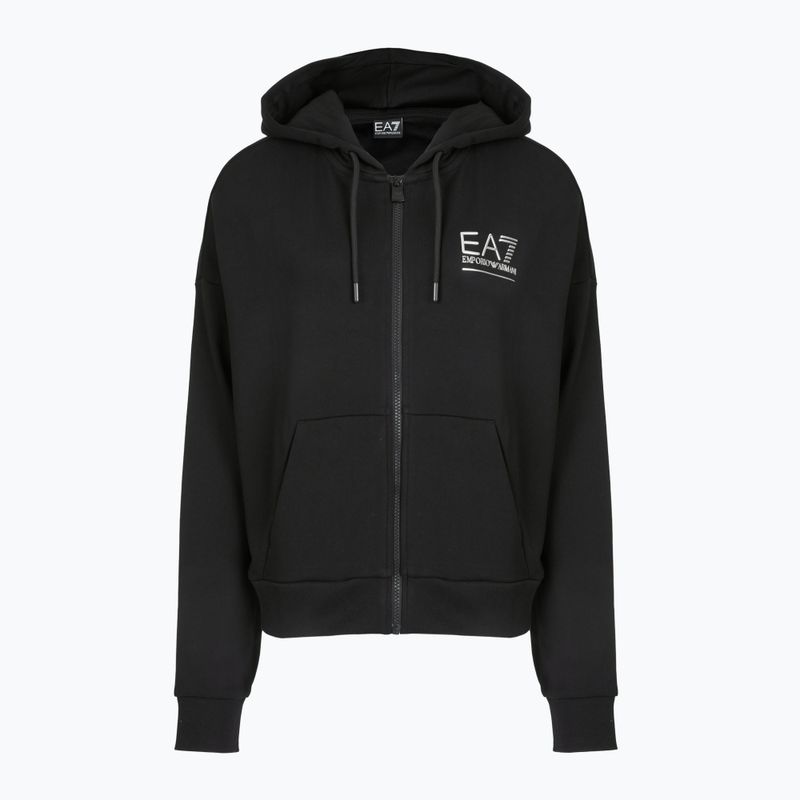 Dámska tepláková súprava EA7 Emporio Armani Train Visibility Zip black / silver 3