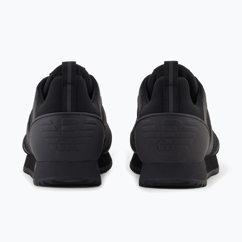 Topánky EA7 Emporio Armani Black & White Laces black / asphalt 10