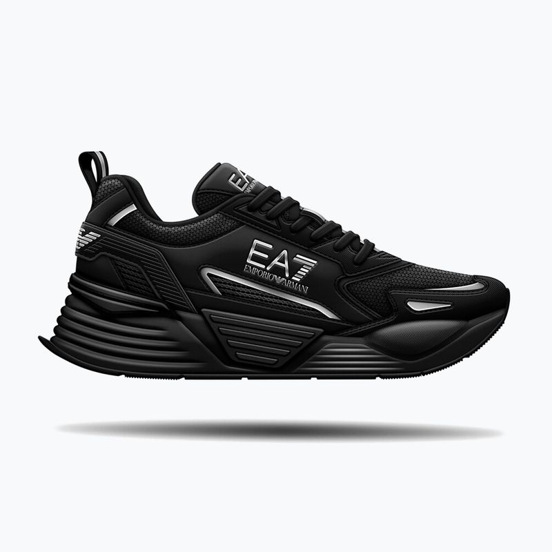 Topánky EA7 Emporio Armani Ace Runner New triple black / silver 8