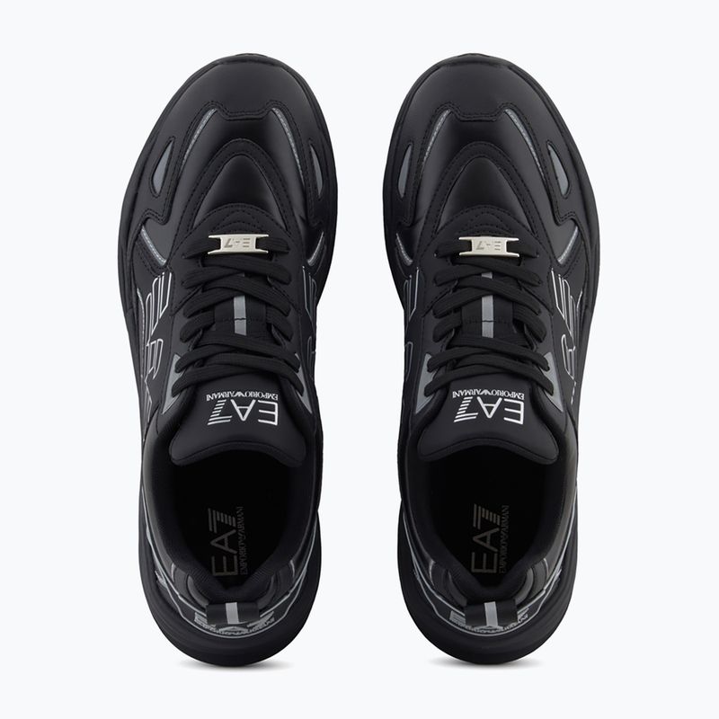 Topánky EA7 Emporio Armani Ace Runner Special triple black / silver 12