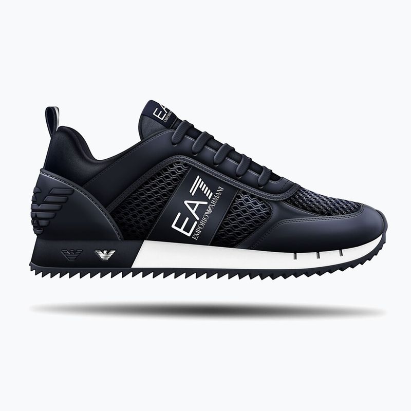 Topánky EA7 Emporio Armani Black & White Laces navy / white 8