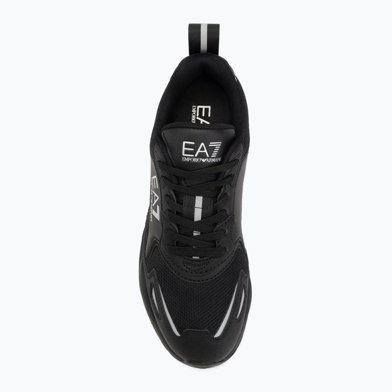 Topánky EA7 Emporio Armani Ace Runner New triple black / silver 5