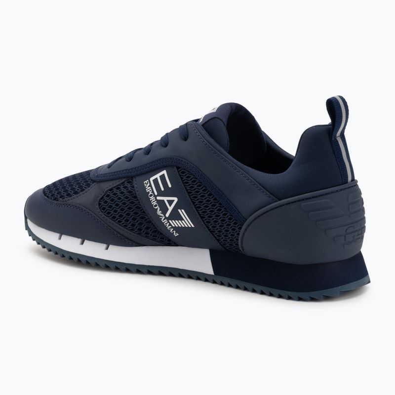 Topánky EA7 Emporio Armani Black & White Laces navy / white 3