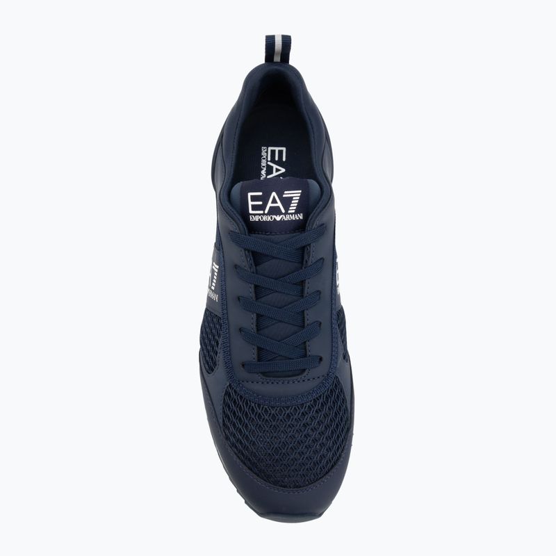 Topánky EA7 Emporio Armani Black & White Laces navy / white 5