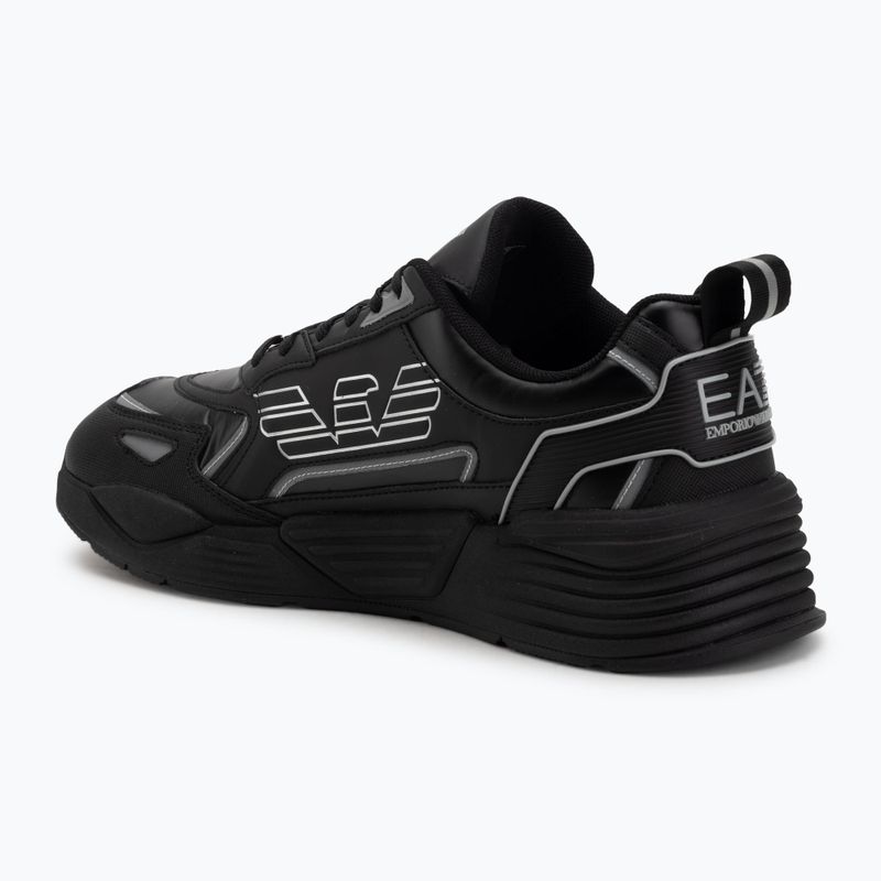 Topánky EA7 Emporio Armani Ace Runner Special triple black / silver 3