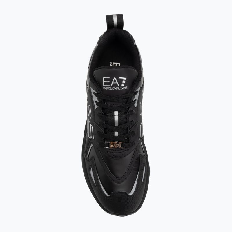 Topánky EA7 Emporio Armani Ace Runner Special triple black / silver 5
